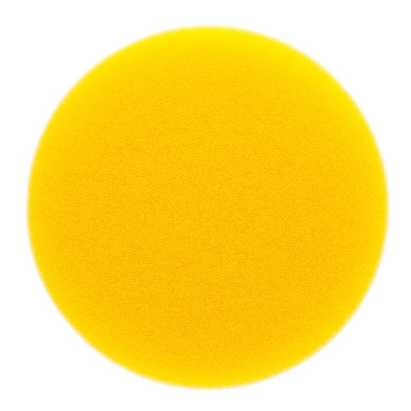 Foam Polishing Pad 6 X 1 Yellow Flat, PK2
